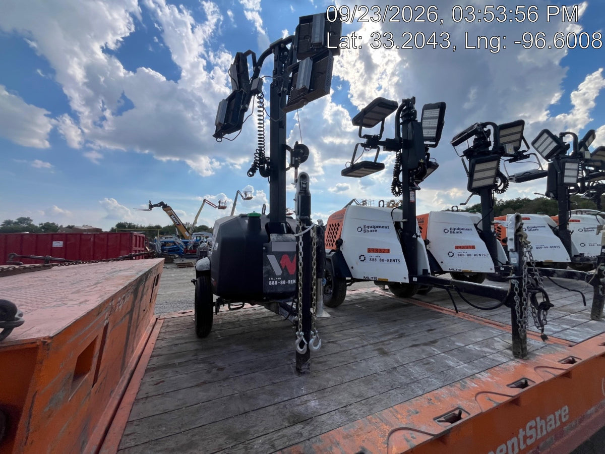 2024 Generac MLT2 Diesel, Flex Switch 120V Input, Powerzone Controller, 
(4) 320W LED Lights, 4kW Generator, 39.9 Gal Fuel Tank, 2" Ball, T3