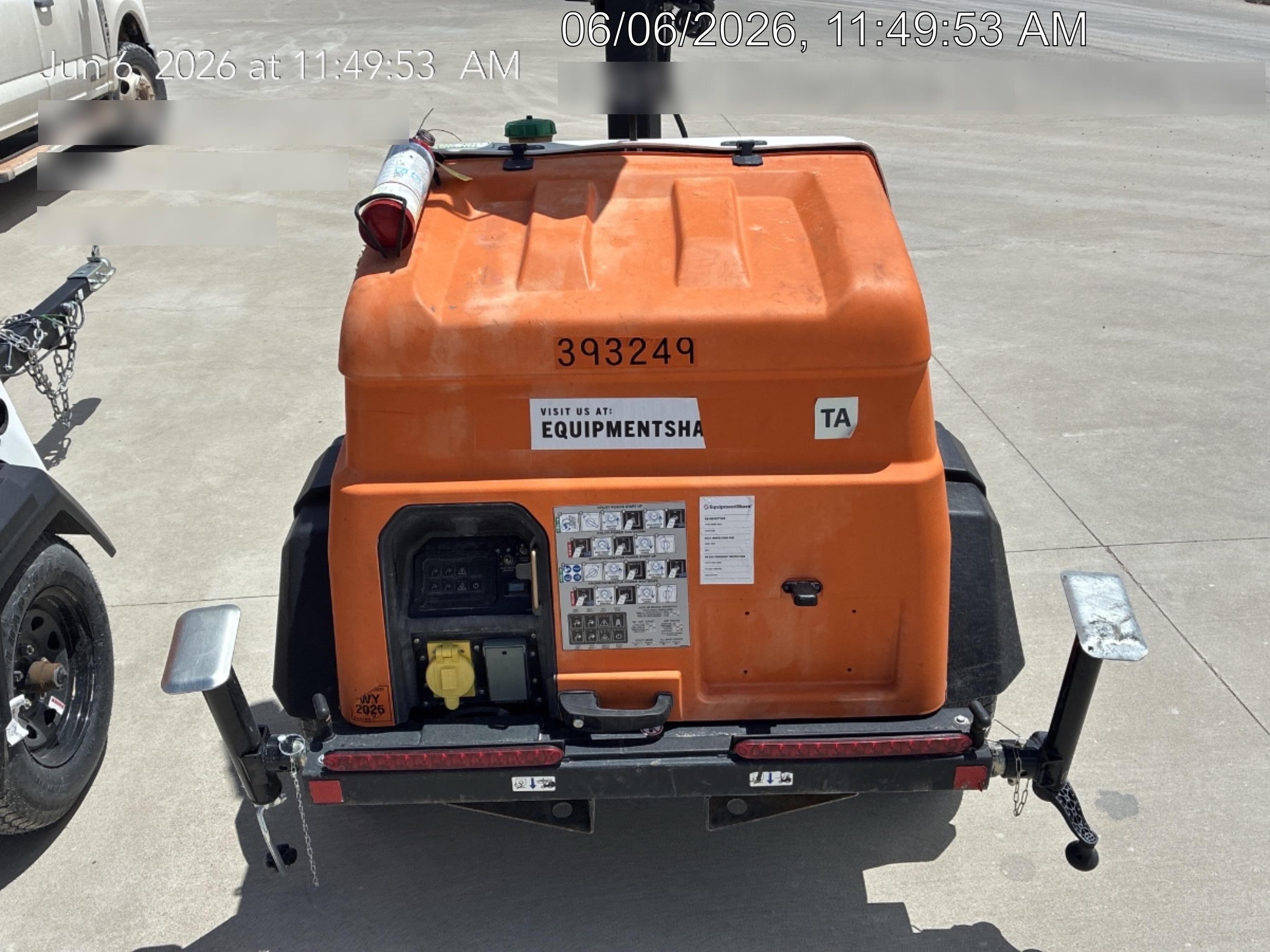 2024 Generac MLT2 Diesel, Flex Switch 120V Input, Powerzone Controller, 
(4) 320W LED Lights, 4kW Generator, 39.9 Gal Fuel Tank, 2" Ball, T3