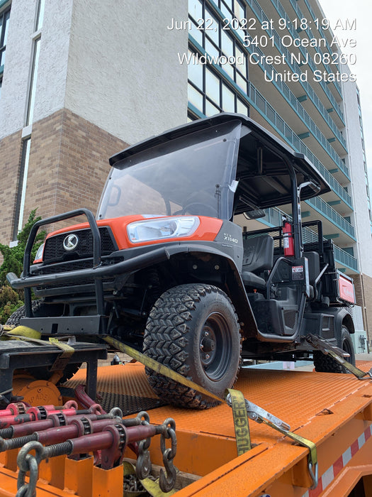 2022 Kubota RTV-X1140W-H Plastic Canopy, Windshield Acrylic Clear, LED Strobe Light, Wire Harness Kit, Back up Alarm