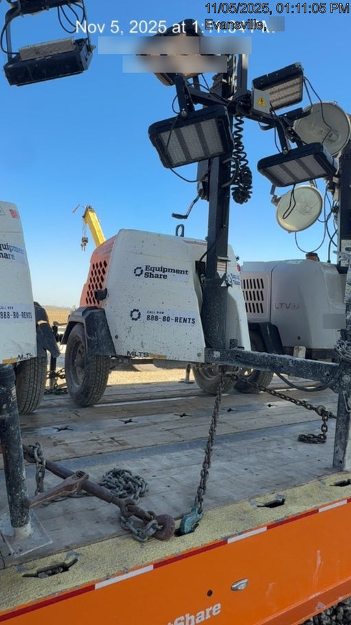 2024 Generac MLT2 Diesel, Flex Switch 120V Input, Powerzone Controller, 
(4) 320W LED Lights, 4kW Generator, 39.9 Gal Fuel Tank, 2" Ball, T3