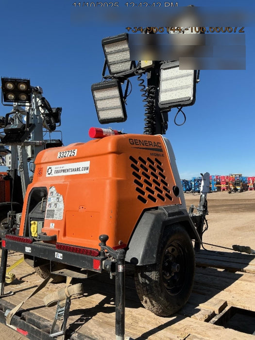 2023 Generac MLT2 Diesel, Flex Switch 120V Input, Powerzone Controller, (4) 320W LED Lights, 4kW Generator, 39.9 Gal Fuel Tank, 2" Ball, T3