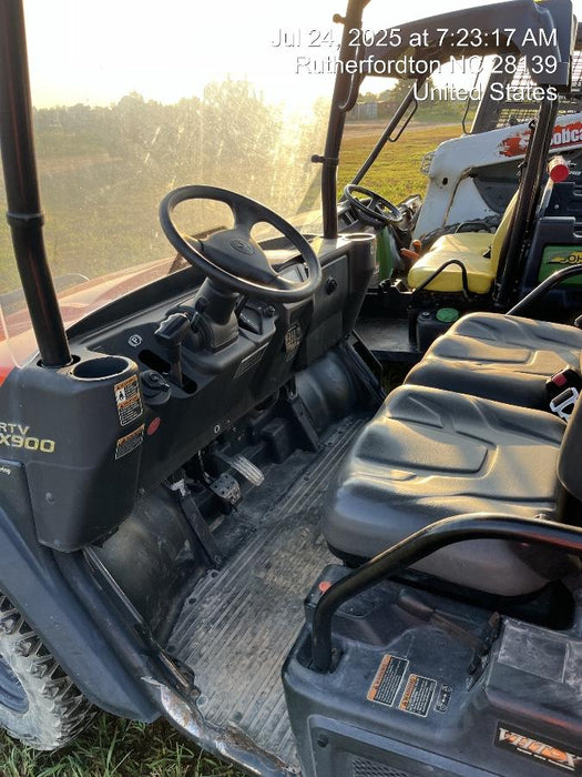 2020 Kubota RTV-X900 4wd Utility Cart, Diesel, 2 Seat, LED Strobe, Windshield Tempered Glass, Plastic Canopy, Wire Harness Kit, Backup Alarm