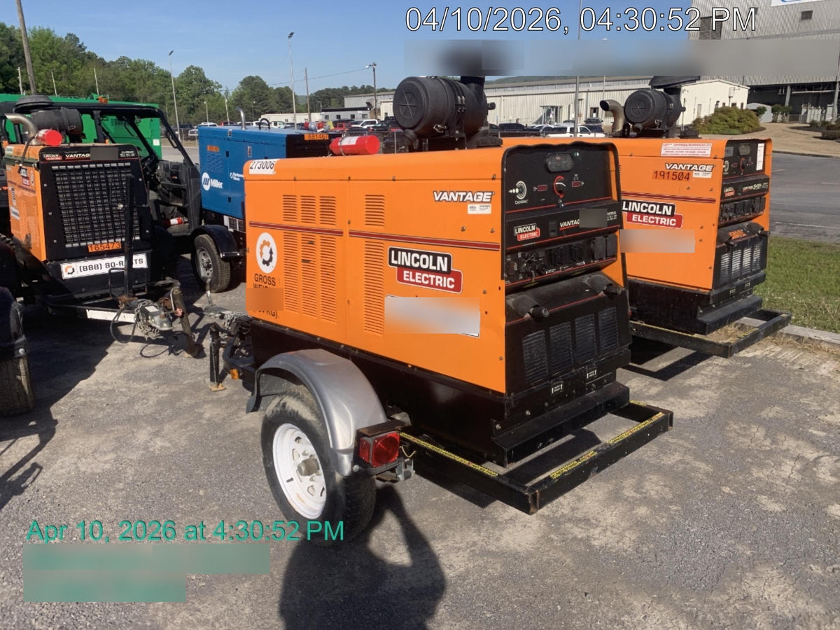 2022 Lincoln Electric Vantage 549X Crosslink Technology, Trailer Mounted, ES Decals, T3
