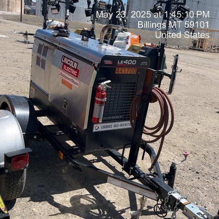 2024 Lincoln Electric LE400 Kubota V1505, Trlr, Cable Rack, Light Kit, ES Decals, T3