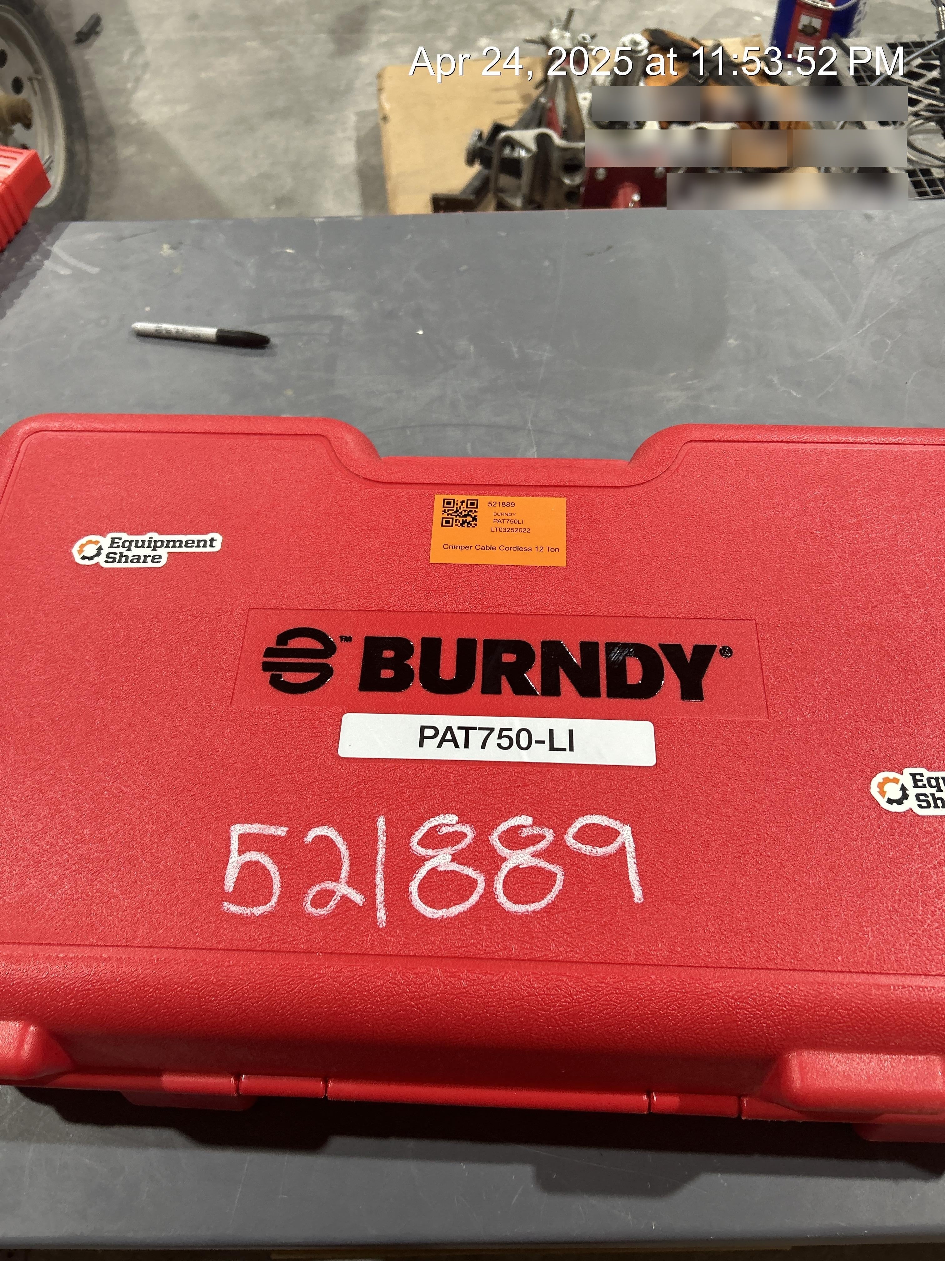 2025 BURNDY PAT750LI