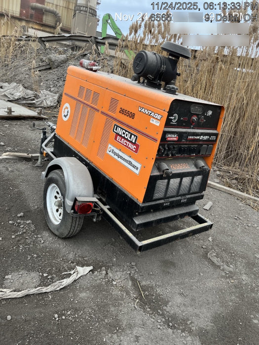 2022 Lincoln Electric Vantage 549X Crosslink Technology, Trailer Mounted, ES Decals, T3