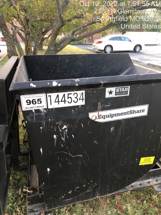 2021 STAR INDUSTRIES M-1820 - Self-Dump Hopper