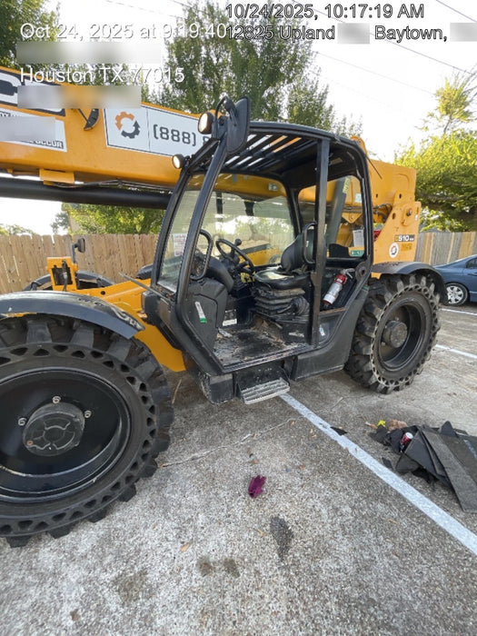 2020 JCB 510-56 Canopy, Solid Tires, Work Lights, Beacon, Aux Hydraulics, Back up Alarm, Lifting Eye, ES Decals