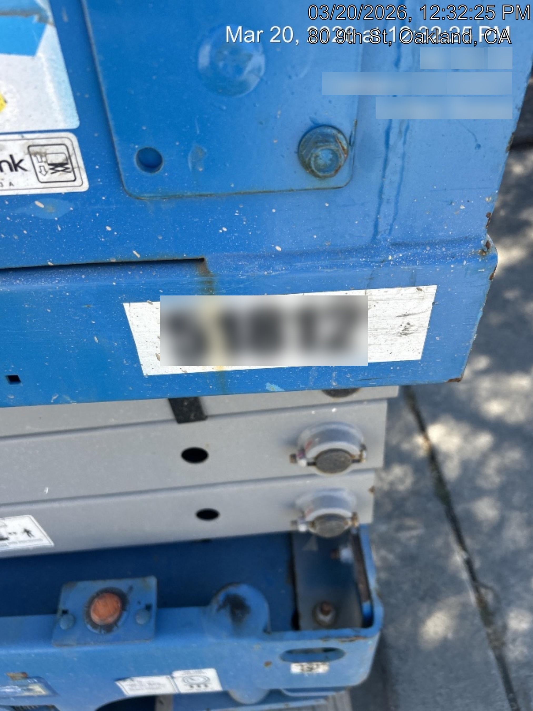 2019 Genie GS-1930 Half Height Swing Gate, 800W Inverter