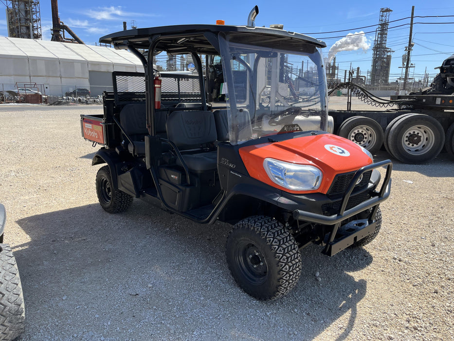 2022 Kubota RTV-X1140W-H Plastic Canopy, Windshield Acrylic Clear, LED Strobe Light, Wire Harness Kit, Back up Alarm