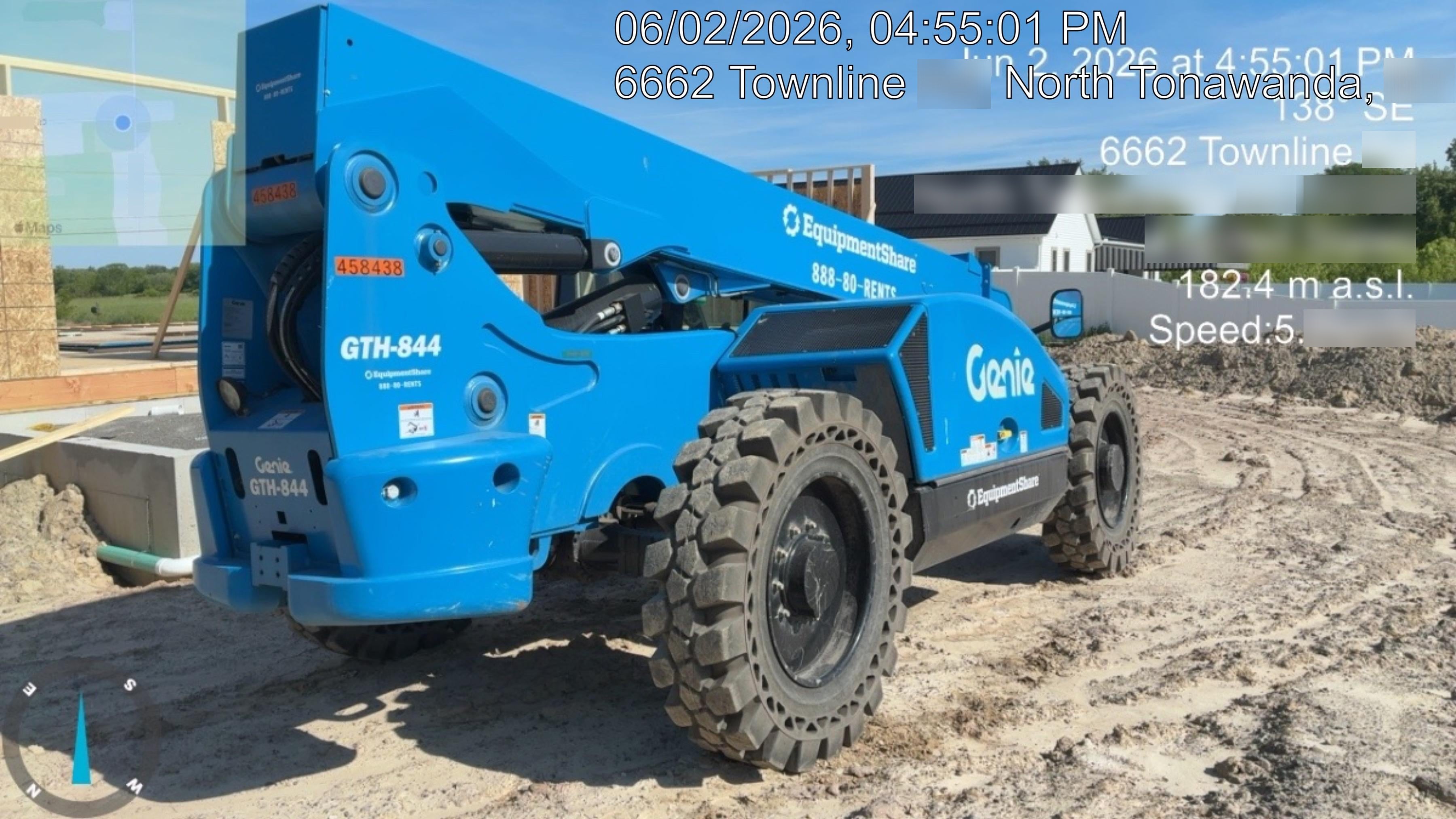 2024 Genie GTH-844 74Hp Dsl, Cab/Heat/Air, Sld Tires, LED WL, Bcn, L Hook, T3 + Access Control