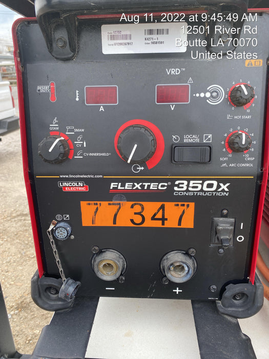 2020 LINCOLN ELECTRIC FLEXTEC 350X