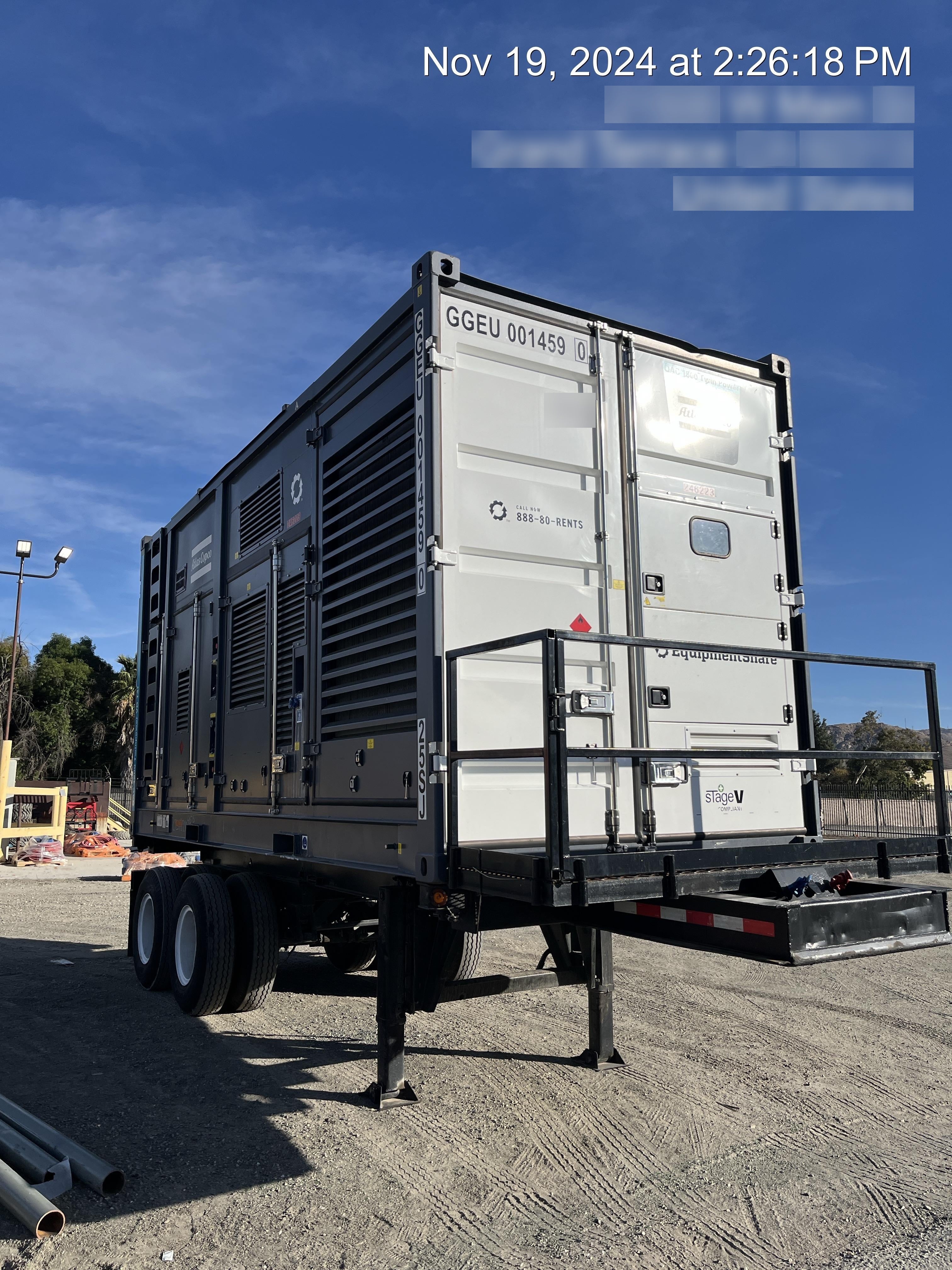 2022 ATLAS COPCO QAC 1500