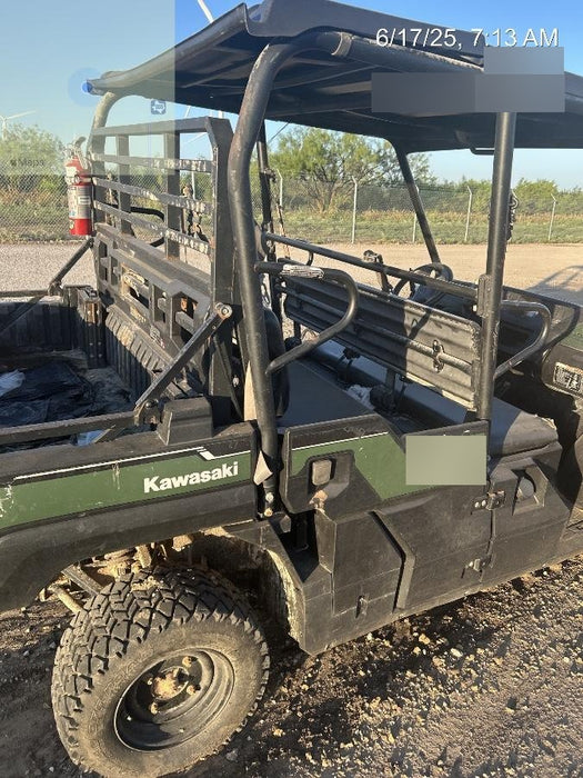 Kawasaki Mule PRO-DXT Kawasaki Mule PRO-DXT Diesel Utility Cart w/Alarm/Beacon, Hard Top, ES Track Hardware