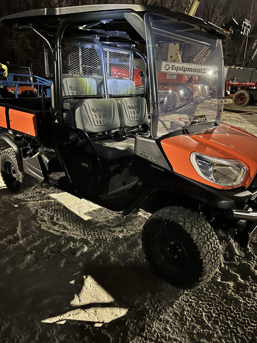 2022 Kubota RTV-X1140W-H Plastic Canopy, Windshield Acrylic Clear, LED Strobe Light, Wire Harness Kit, Back up Alarm