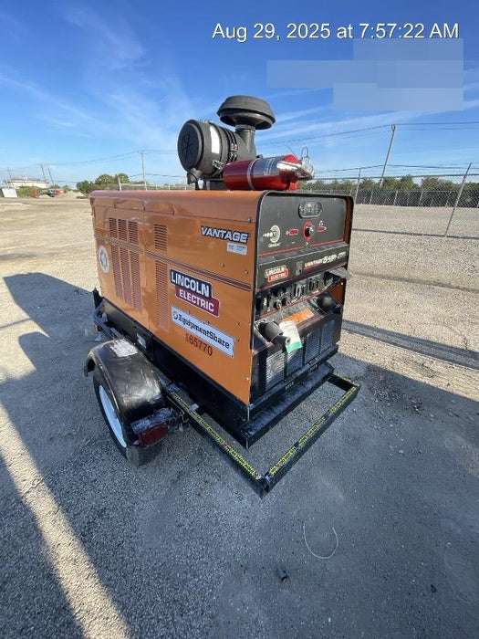 2021 Lincoln Electric Vantage 549X Ready Pak 3, ORANGE (includes trailer, cable rack, fender light kit)
