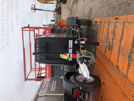 2019 Lincoln Electric Vantage 322 Ready-Pak 3, Two Wheel Trailer, Fender and Light Kit, Cable Rack