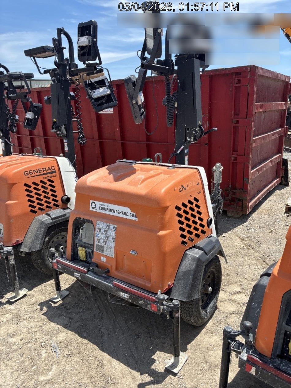 2023 Generac MLT2 Diesel, Flex Switch 120V Input, Powerzone Controller, (4) 320W LED Lights, 4kW Generator, 39.9 Gal Fuel Tank, 2" Ball, T3
