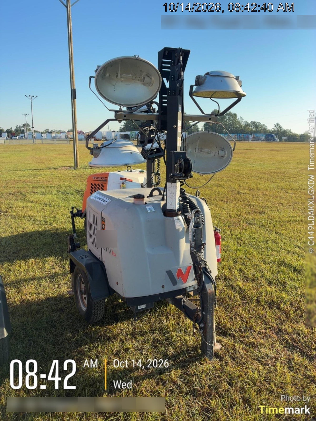 2024 Generac MLT6SKDS-STD4 ELEC WINCH Diesel, Electric Winch Mast, Powerzone Controller, (4) 320W LED Lights, 4kW Generator, 39.9 Gal Fuel Tank, 2" Ball, T3