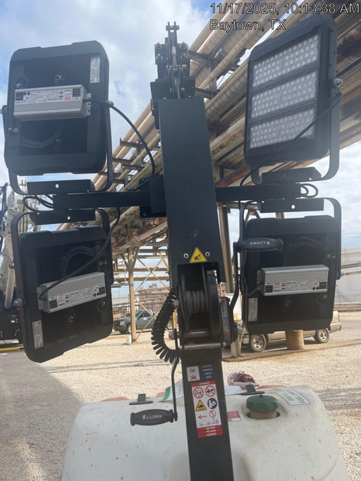 2025 Generac MLTS-4 Diesel, Mitsubishi L2E, 7.1 hp @1800 rpm, Flex Switch 120V Input, Powerzone Controller, (4) 320W LED Lights, 4kW Generator, 39.9 Gal Fuel Tank, 2" Ball, ES Decals