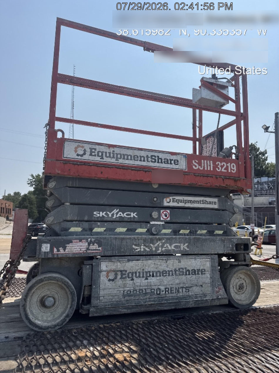 2019 Skyjack SJIII-3219 Standard Options, Trojan Batteries