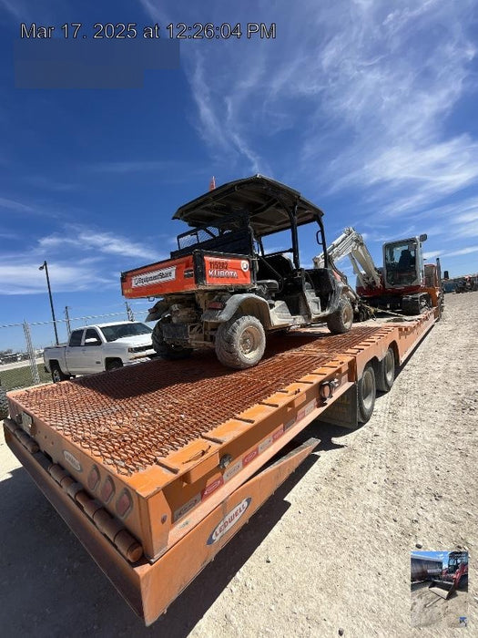 Kubota RTV-X1140W-H Kubota RTVX1140WH 4wd Utility Cart, LED Strobe, Windshield Tempered Glass, Plastic Canopy, Wire Harness Kit, Backup Alarm