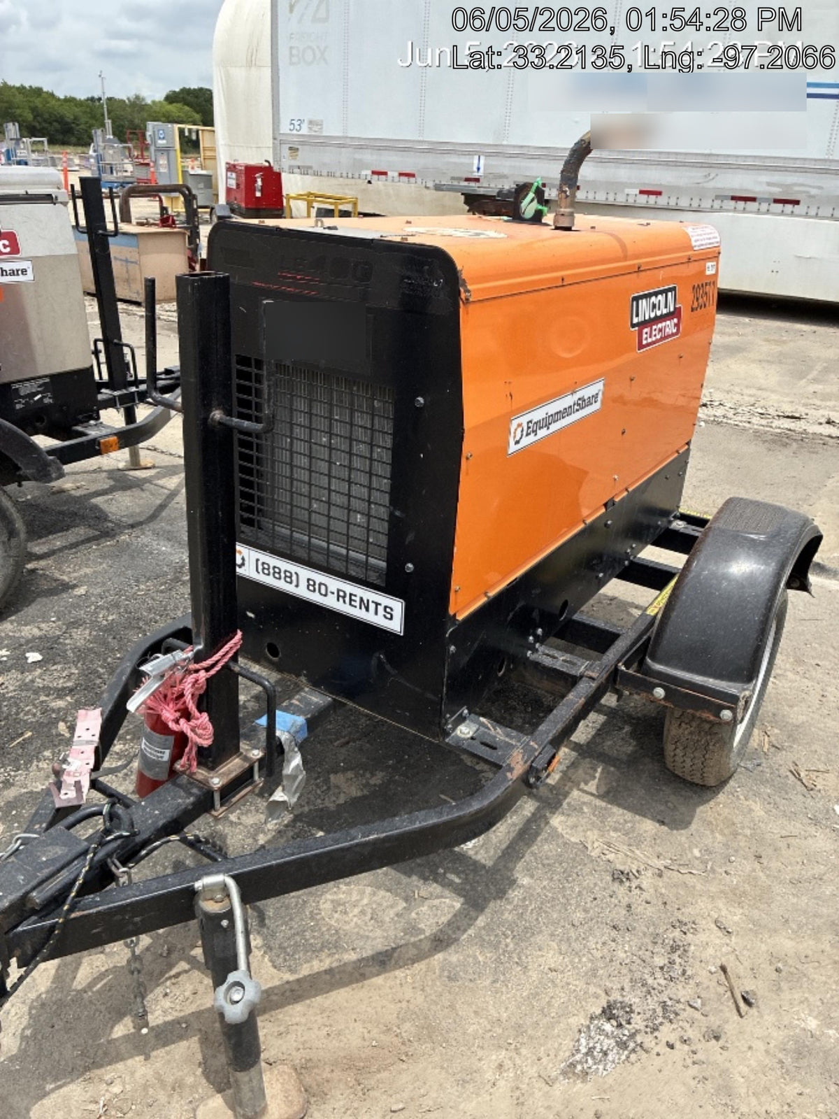 2022 Lincoln Electric LE400 Kubota V1505, Trlr, Cable Rack, Light Kit, ES Decals, T3