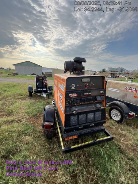 2022 Lincoln Electric Vantage 549X Crosslink Technology, Trailer Mounted, ES Decals, T3