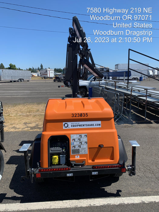 2023 Generac MLT2 Diesel, Flex Switch 120V Input, Powerzone Controller, (4) 320W LED Lights, 4kW Generator, 39.9 Gal Fuel Tank, 2" Ball, T3