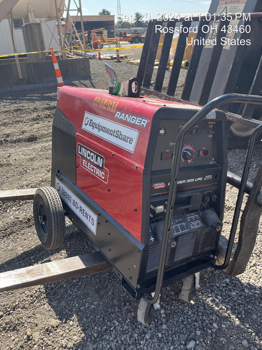 2024 Lincoln Electric Ranger 305 LPG Ranger 305 LPG, Undercarriage, Tank Holder & Strap, 10kw AC Gen, 25hp Kohler LPG Eng