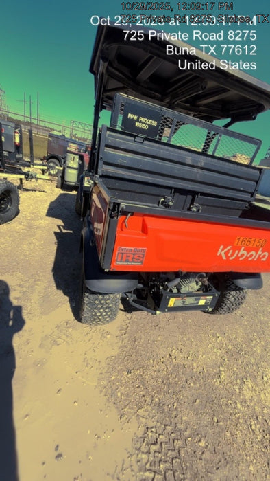 2021 Kubota RTV-X1140W-H Plastic Canopy, Windshield Acrylic Clear, LED Strobe Light, Wire Harness Kit, Back up Alarm