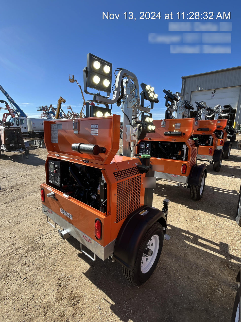 2024 Wanco WLTT-4MM4K Diesel, Deep Sea Controller, Shore Power Plug, Auto Start, (4) 350W LED Floodlights, 4kW Generator, 60 Gal Fuel Tank, 2" Ball, T3