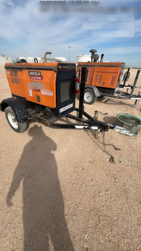 2021 Lincoln Electric Vantage 549X Ready Pak 3, ORANGE (includes trailer, cable rack, fender light kit)