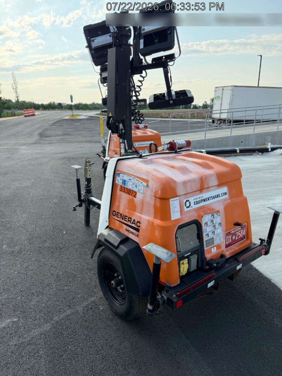2023 Generac MLT2 Diesel, Flex Switch 120V Input, Powerzone Controller, (4) 320W LED Lights, 4kW Generator, 39.9 Gal Fuel Tank, 2" Ball, T3