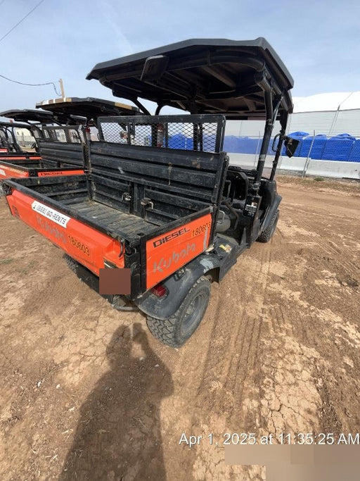2021 Kubota RTV-X1140W-H Plastic Canopy, Windshield Acrylic Clear, LED Strobe Light, Wire Harness Kit, Back up Alarm