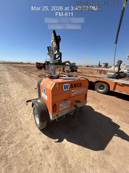 2024 Wanco WLTT-4MM4K Diesel, Deep Sea Controller, Shore Power Plug, Auto Start, (4) 350W LED Floodlights, 4kW Generator, 60 Gal Fuel Tank, 2" Ball, T3