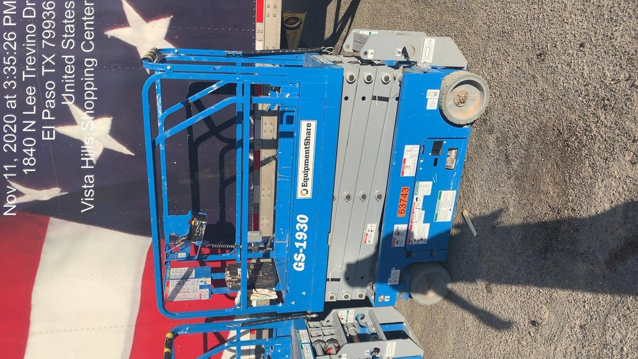 2020 Genie GS-1930 Standard Machine
