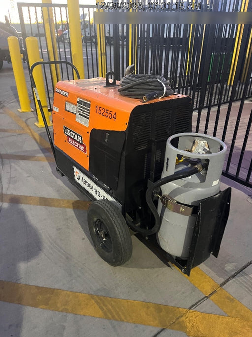 2021 Lincoln Electric Ranger 305 LPG LPG One-Pak (includes undercarriage, tank holder & tank strap) ORANGE