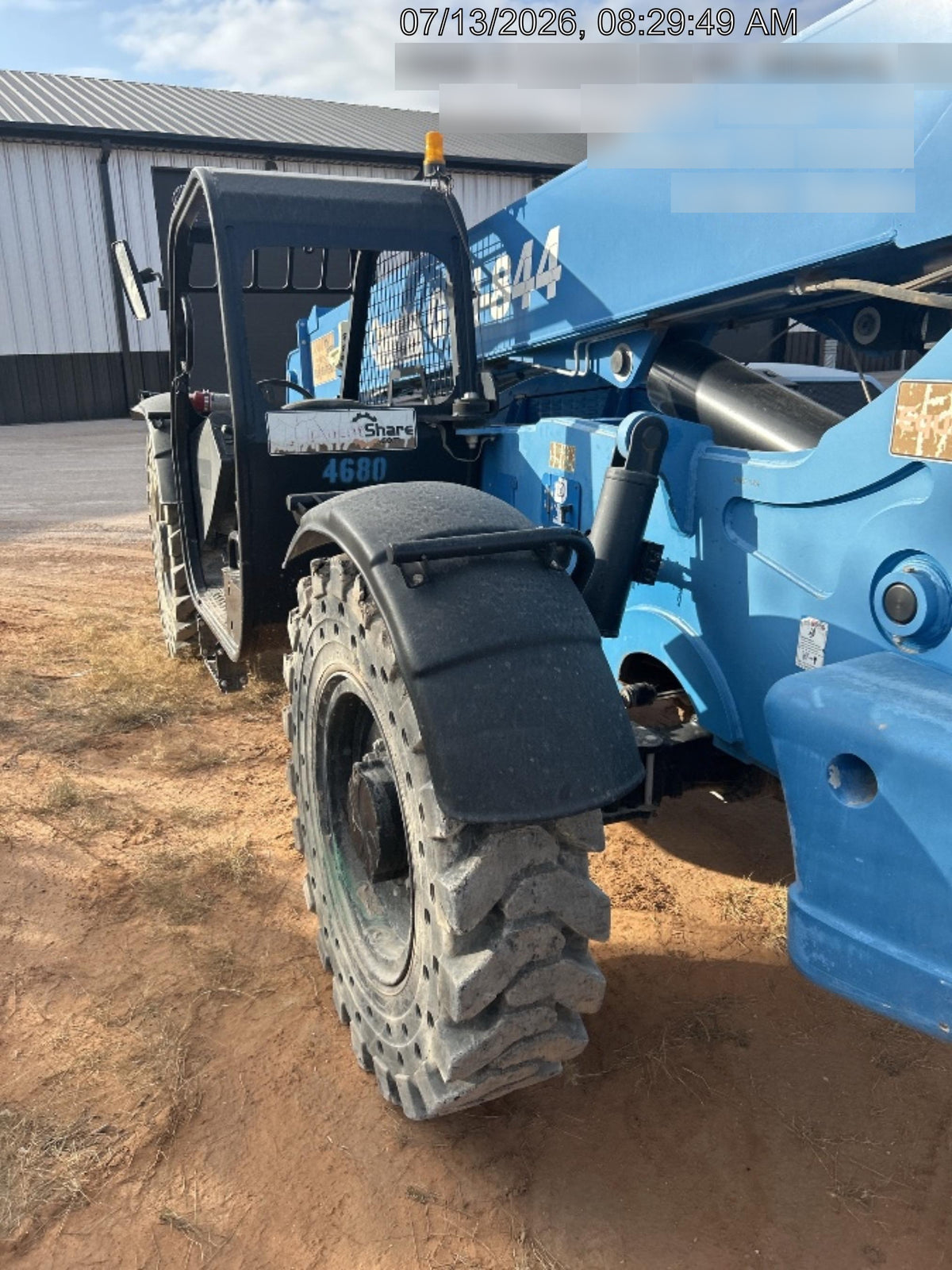 2017 Genie GTH-844 Genie GTH 844, Solid Tires, 60" carriage, Open ROPS