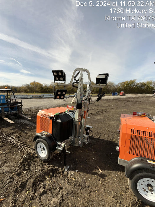 2024 Wanco WLTT-4MM4K Diesel, Deep Sea Controller, Shore Power Plug, Auto Start, (4) 350W LED Floodlights, 4kW Generator, 60 Gal Fuel Tank, 2" Ball, T3