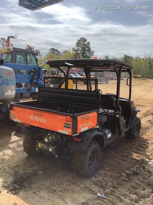 2022 Kubota RTV-X1140W-H Plastic Canopy, Windshield Acrylic Clear, LED Strobe Light, Wire Harness Kit, Back up Alarm