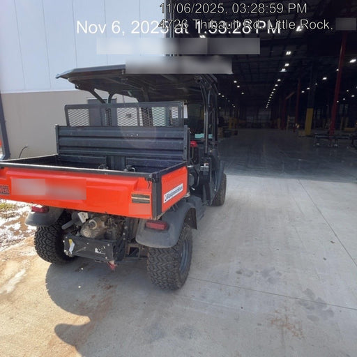 2019 Kubota RTV-X1140W-H 4wd Utility Cart, LED Strobe, Windshield Tempered Glass, Plastic Canopy, Wire Harness Kit, Backup Alarm