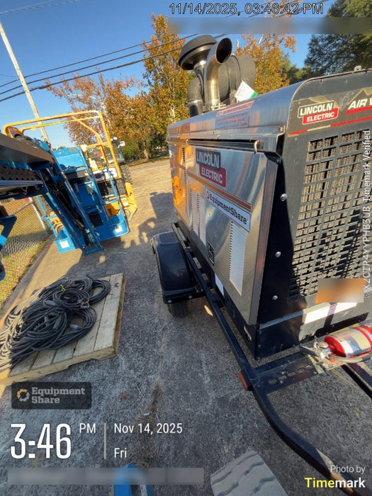 2021 Lincoln Electric Air Vantage 566 Air Vantage 566X Ready Pak 3 (includes trailer, cable rack, fender light kit); no telematics