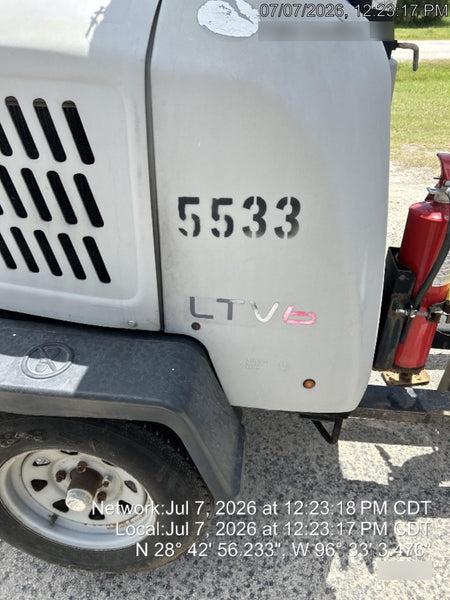 2017 Wacker Neuson LTV6L-MH Wacker Neuson 6 kW Towable Light Generator