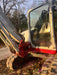 2019 Takeuchi TB290 Cab/Heat/AC Rubber tracks, Dozer blade, Travel alarm, Auxiliary hydraulics Manual QC, Hydraulic thumb, 18", 24", and 36" Buckets