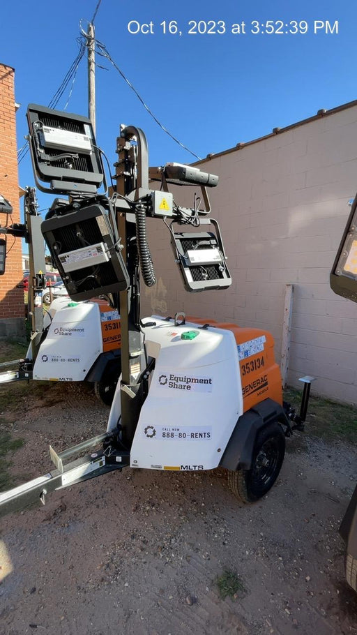 2023 Generac MLT2 Diesel, Flex Switch 120V Input, Powerzone Controller, (4) 320W LED Lights, 4kW Generator, 39.9 Gal Fuel Tank, 2" Ball, T3