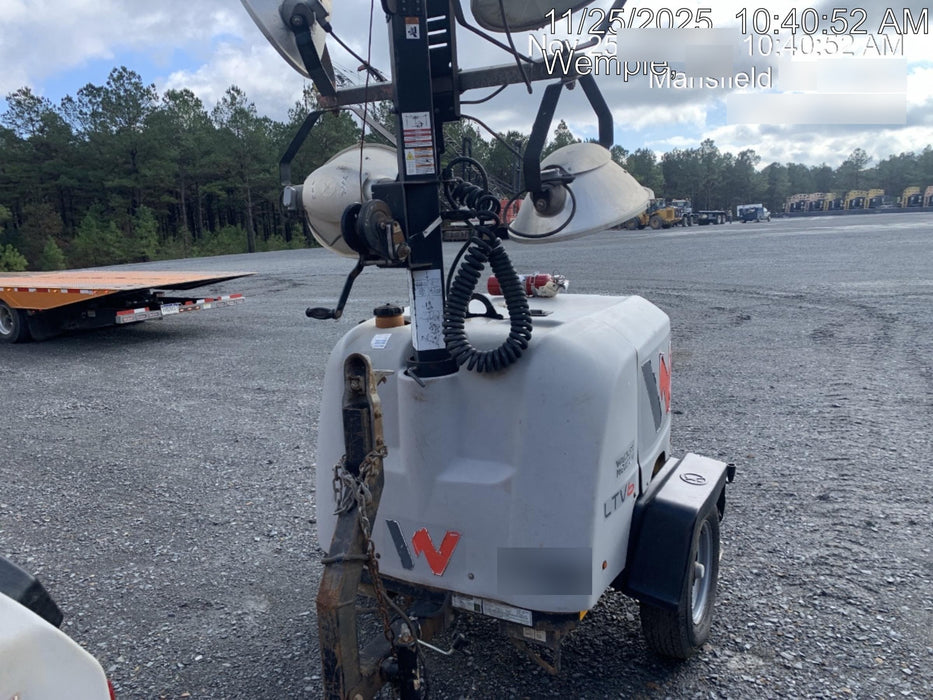 Wacker Neuson LTV6K-MH Wacker Neuson LTV6K Mobile Light Tower w/Fuel Level Sensor Installed