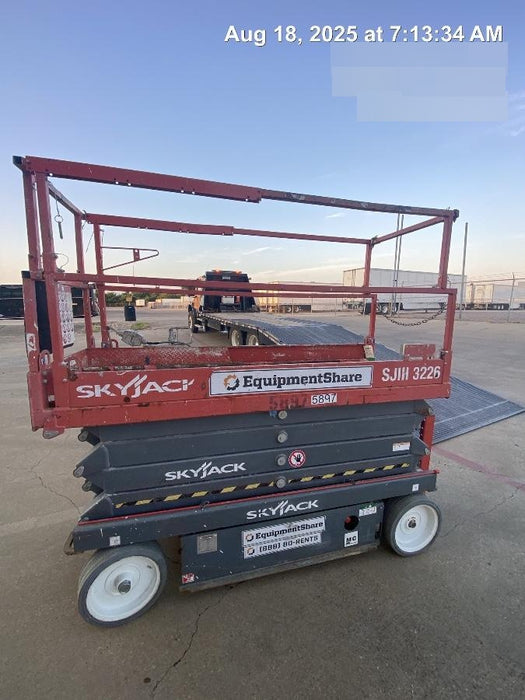 2017 Skyjack SJIII-3226 Skyjack SJ3226, Trojan Battery Set, Extended Warranty 5yr/5k hr