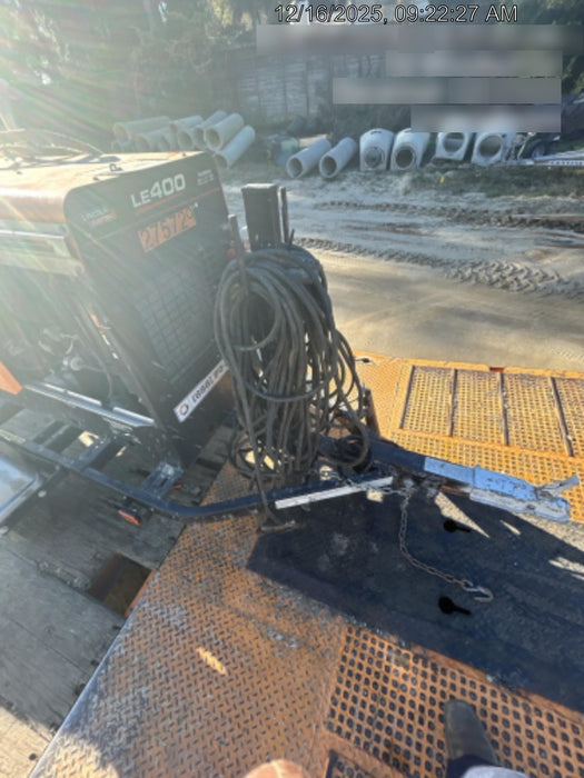 2022 Lincoln Electric LE400 Kubota V1505, Trlr, Cable Rack, Light Kit, ES Decals, T3