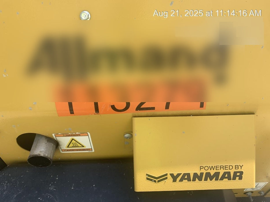 2020 Allmand NLV3GR (4) LED Light Fixture 350W, 23' Vertical Mast, 3kW Prime, Towable, Deep Sea L401, Leveling Jacks, Yanmar T4F 5.8hp